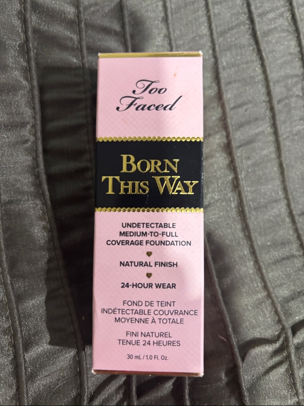 Too Faced Born This Way Foundation Pink Packaging